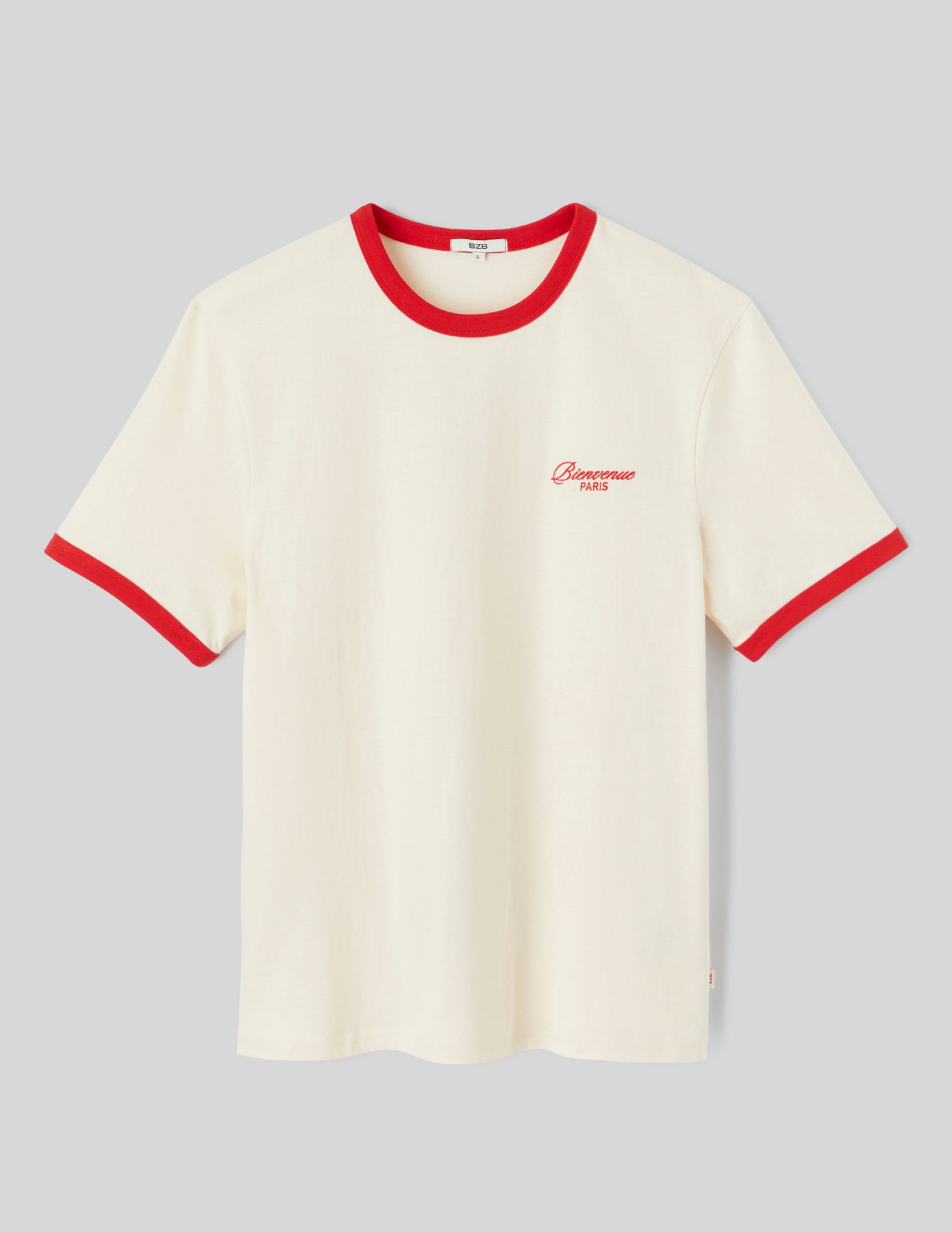 T-shirt contrasté