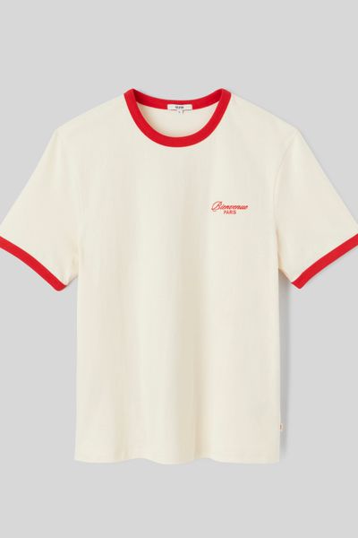 T-shirt contrasté
