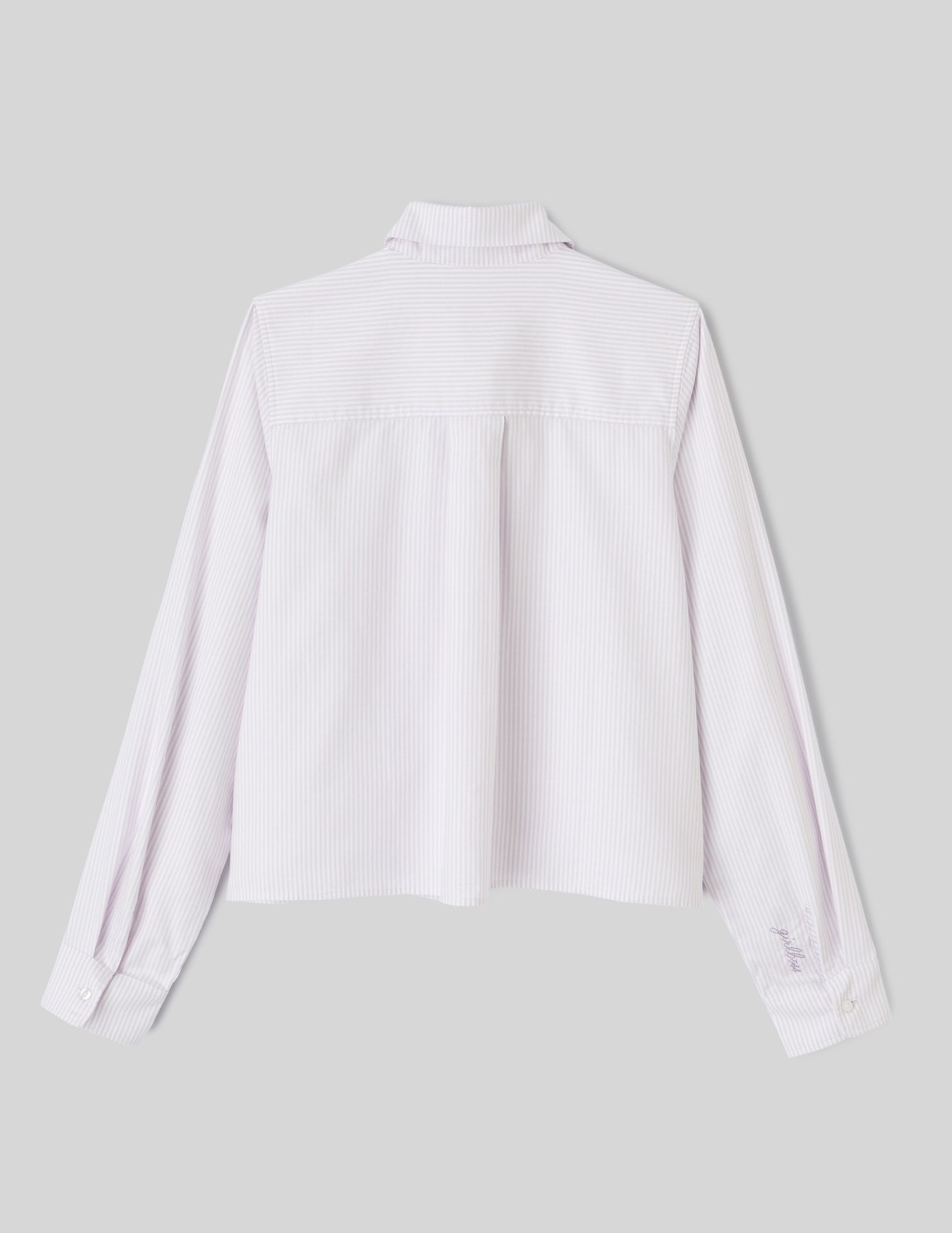 Chemise courte rayée