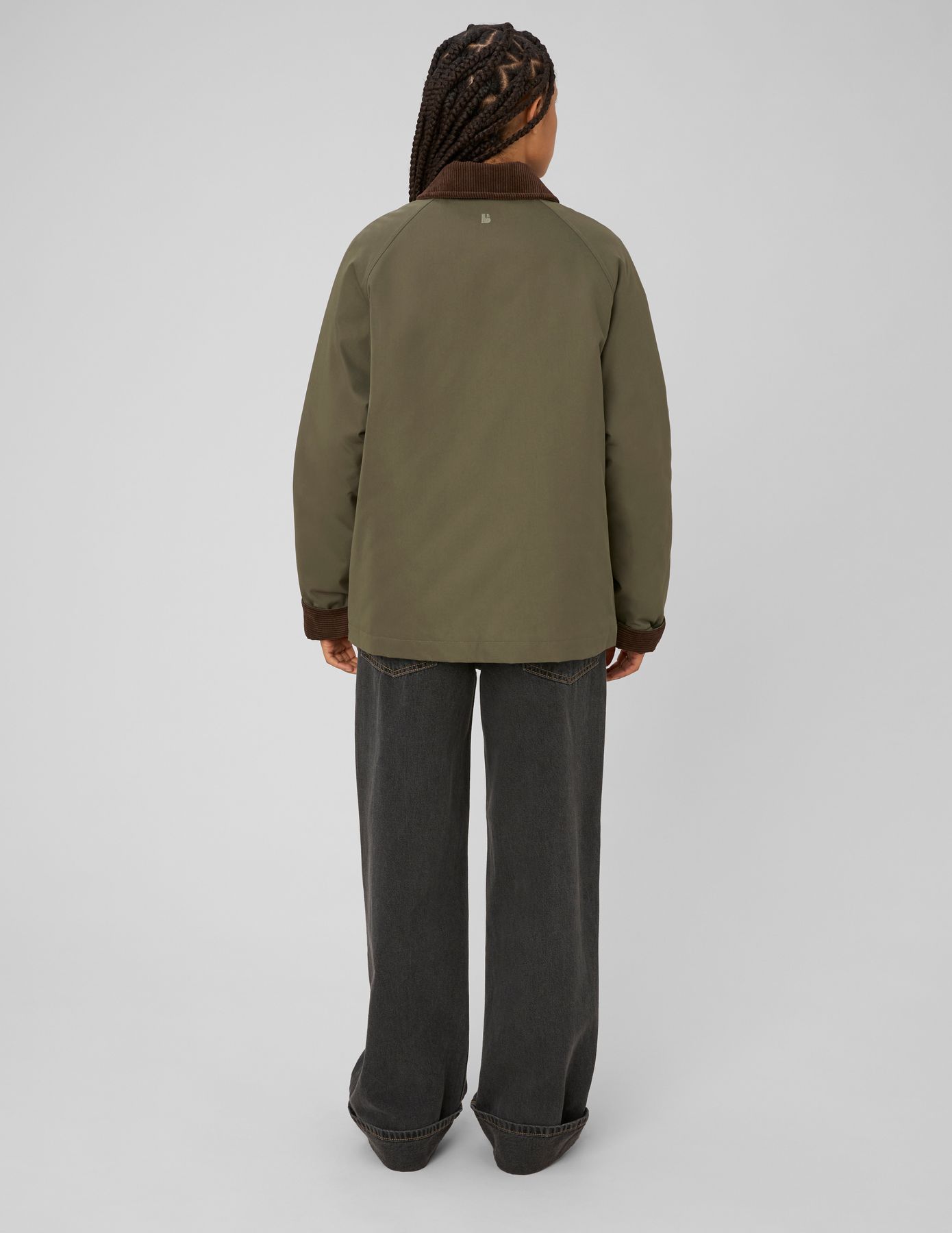 Veste avec col velours cotel&eacute;
