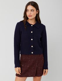 Gilet col polo boutonné