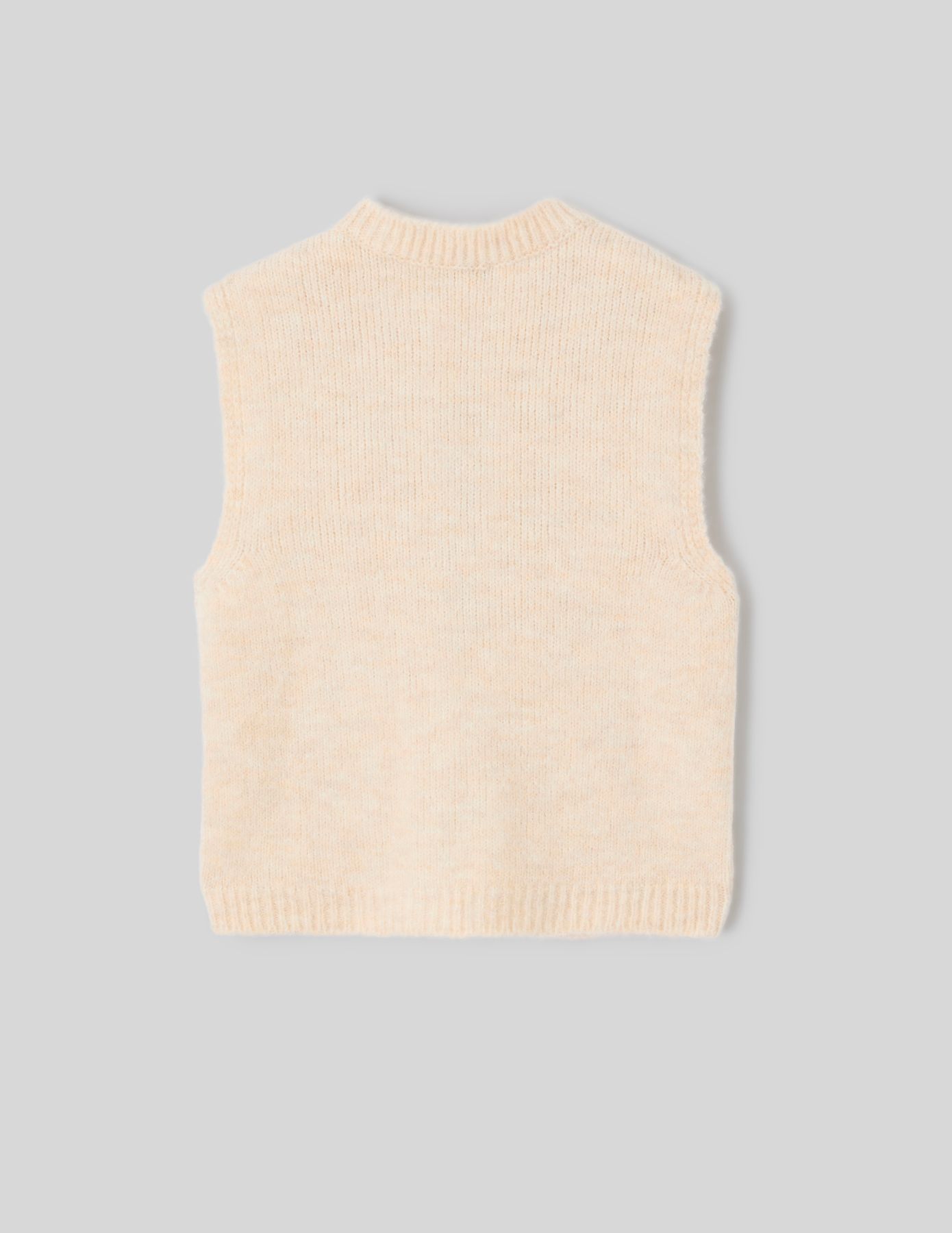 Gilet sans manches &agrave; noeuds