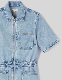 Combi short en jean