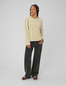 T-shirt manches longues ray&eacute;