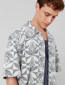 Chemisette en maille Jacquard