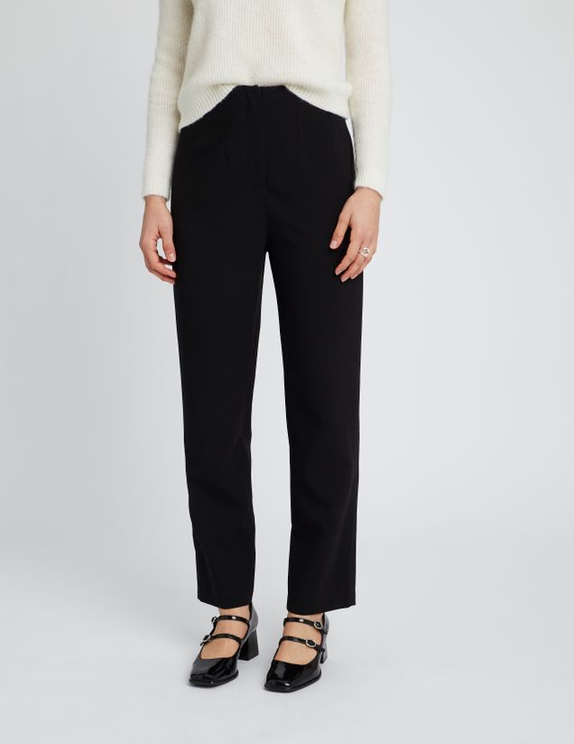 Pantalon tailleur droit