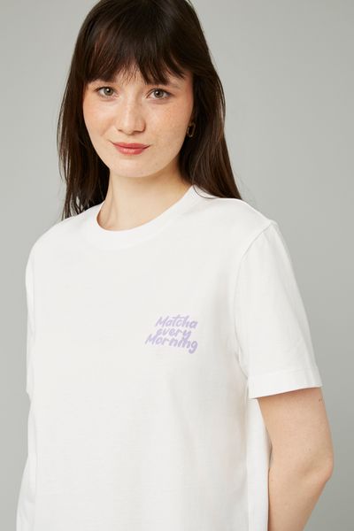 T-shirt imprim&eacute; devant/dos