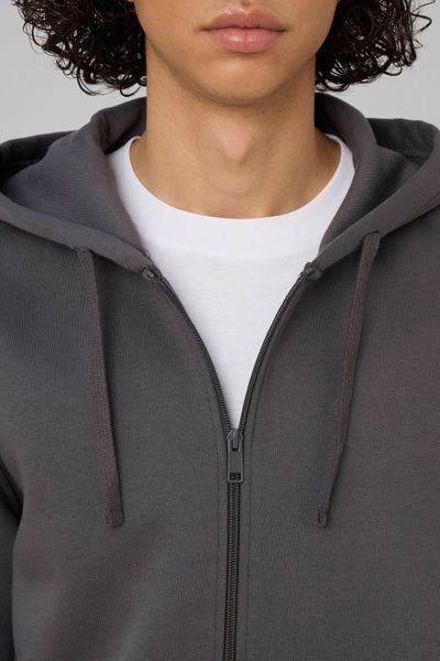 Sweat zipp&eacute; &agrave; capuche