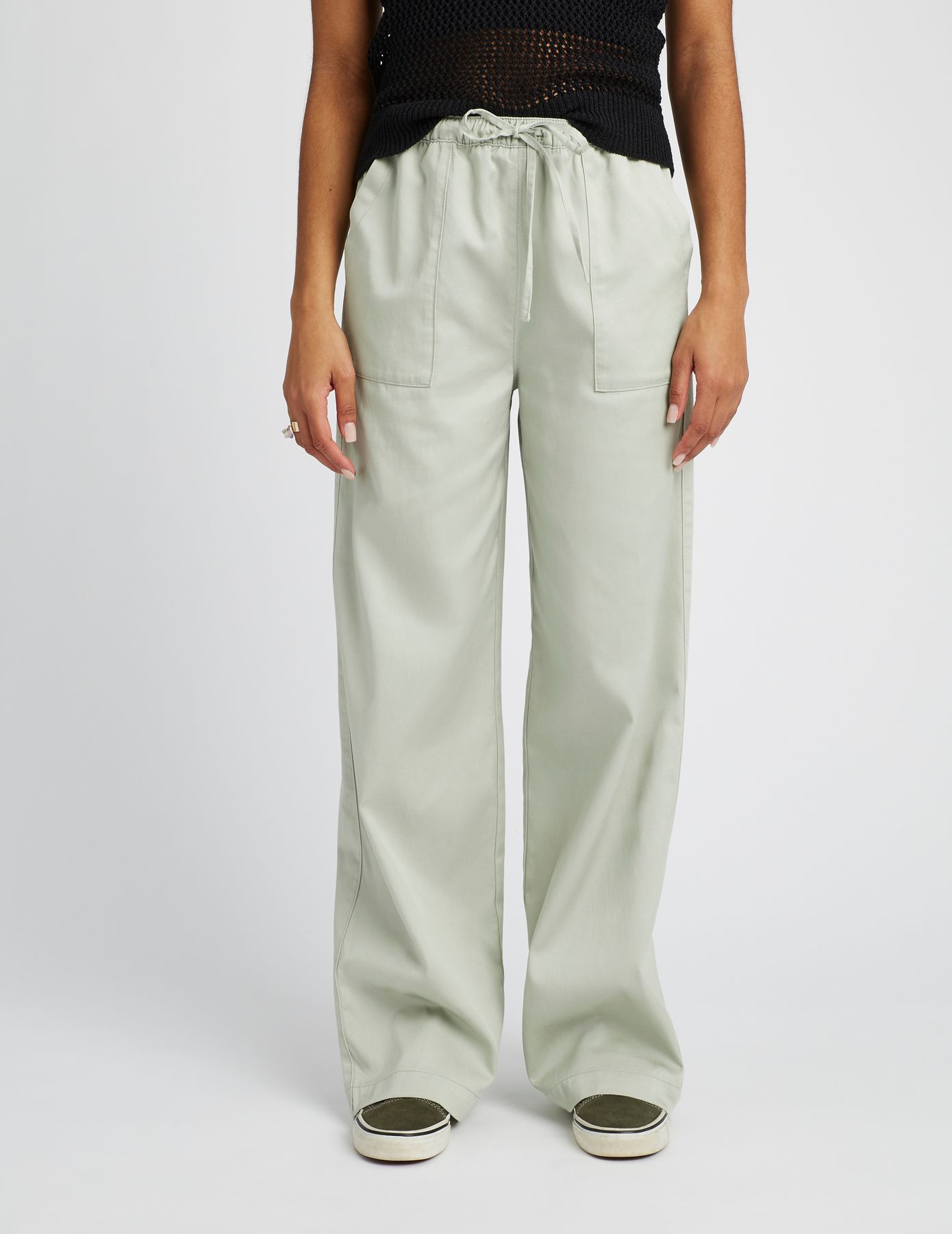Pantalon fluide avec poches en lyocell
