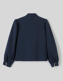 Blouse &agrave; col lavali&egrave;re