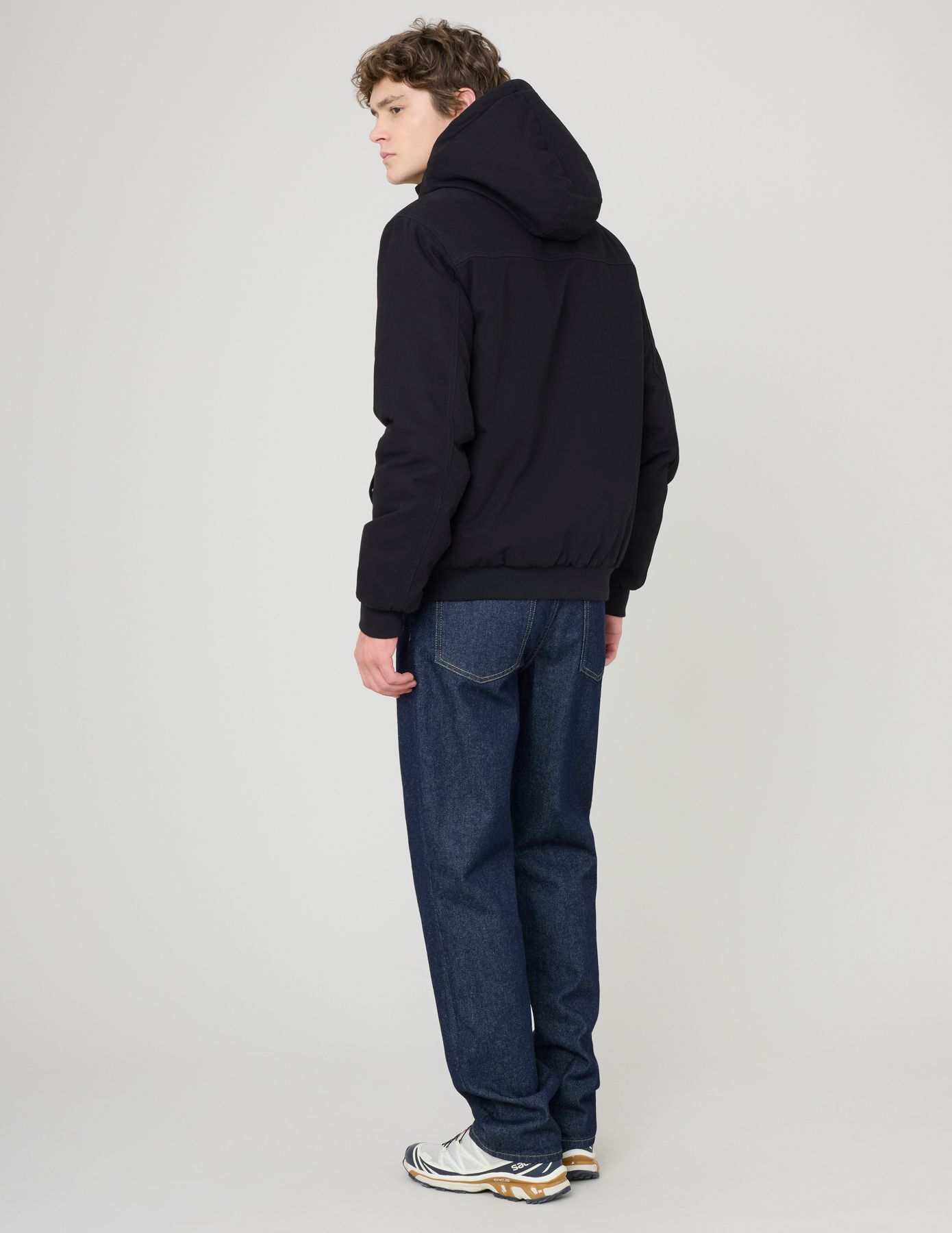 Blouson à capuche en canvas