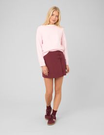 Jupe short en polyester recycl&eacute;
