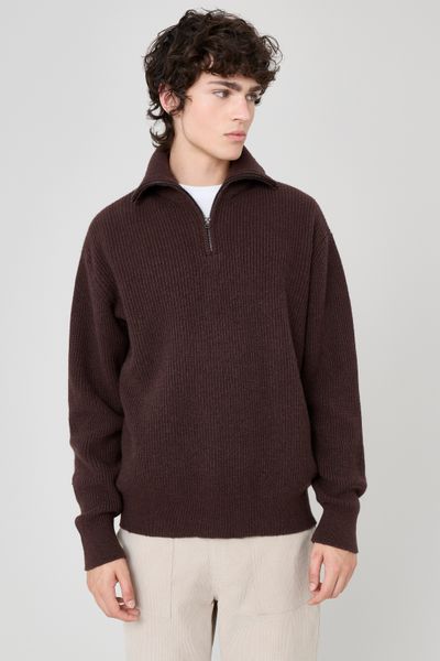 Pull col camionneur en laine