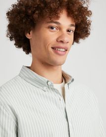 Chemise oxford rayée