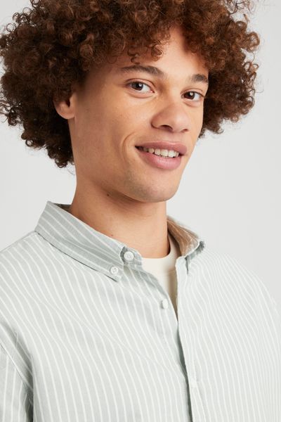 Chemise oxford rayée