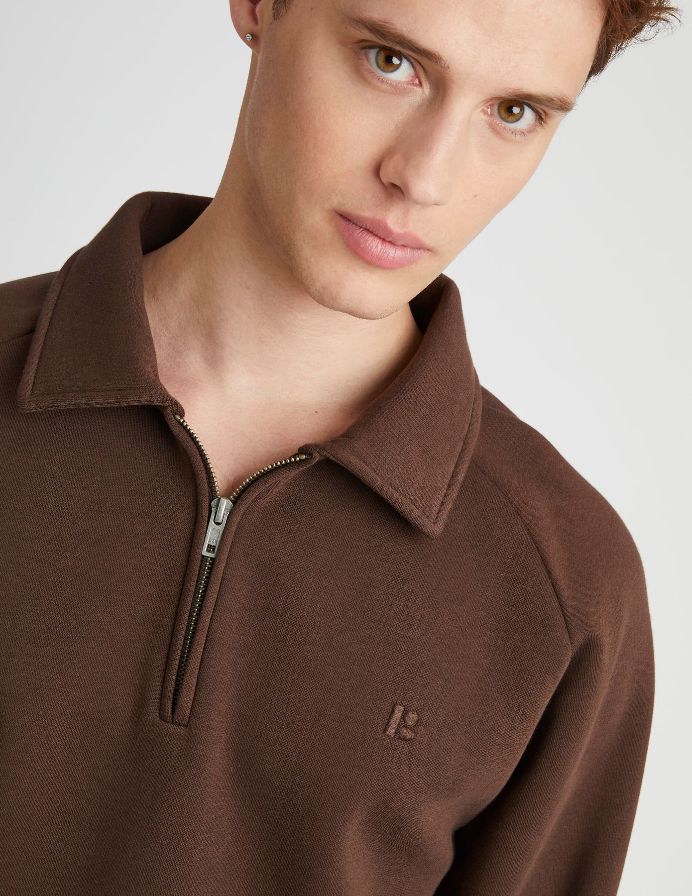 Sweat col polo