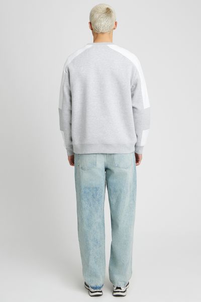 Sweat col rond colorblock