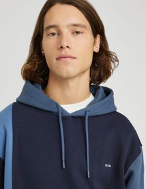 Sweat à capuche colorblock