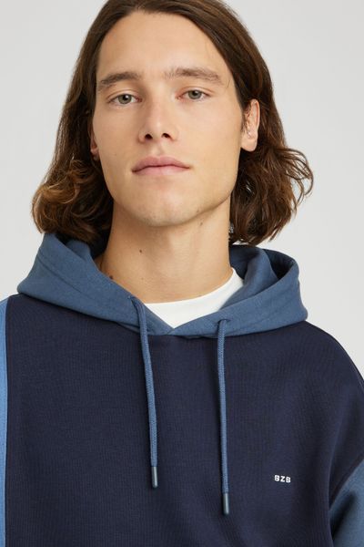 Sweat à capuche colorblock