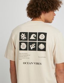 T-shirt imprimé devant dos