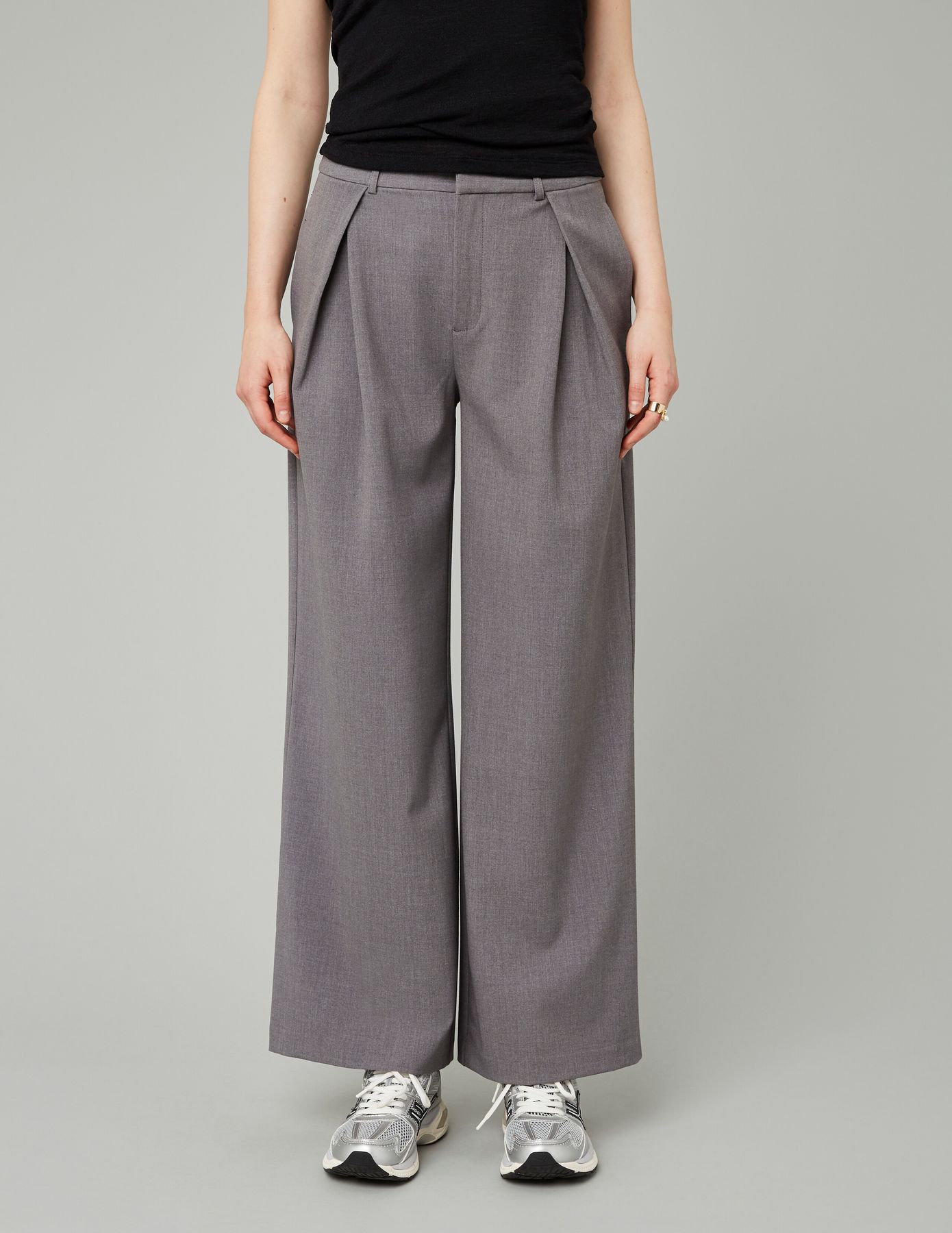 Pantalon large à pinces