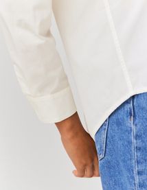 Chemise en popeline unie