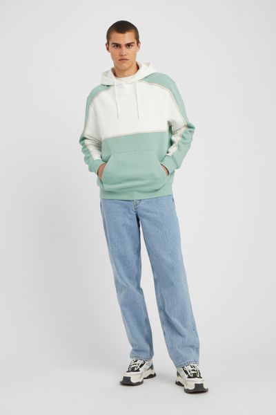 Sweat à capuche colorblock