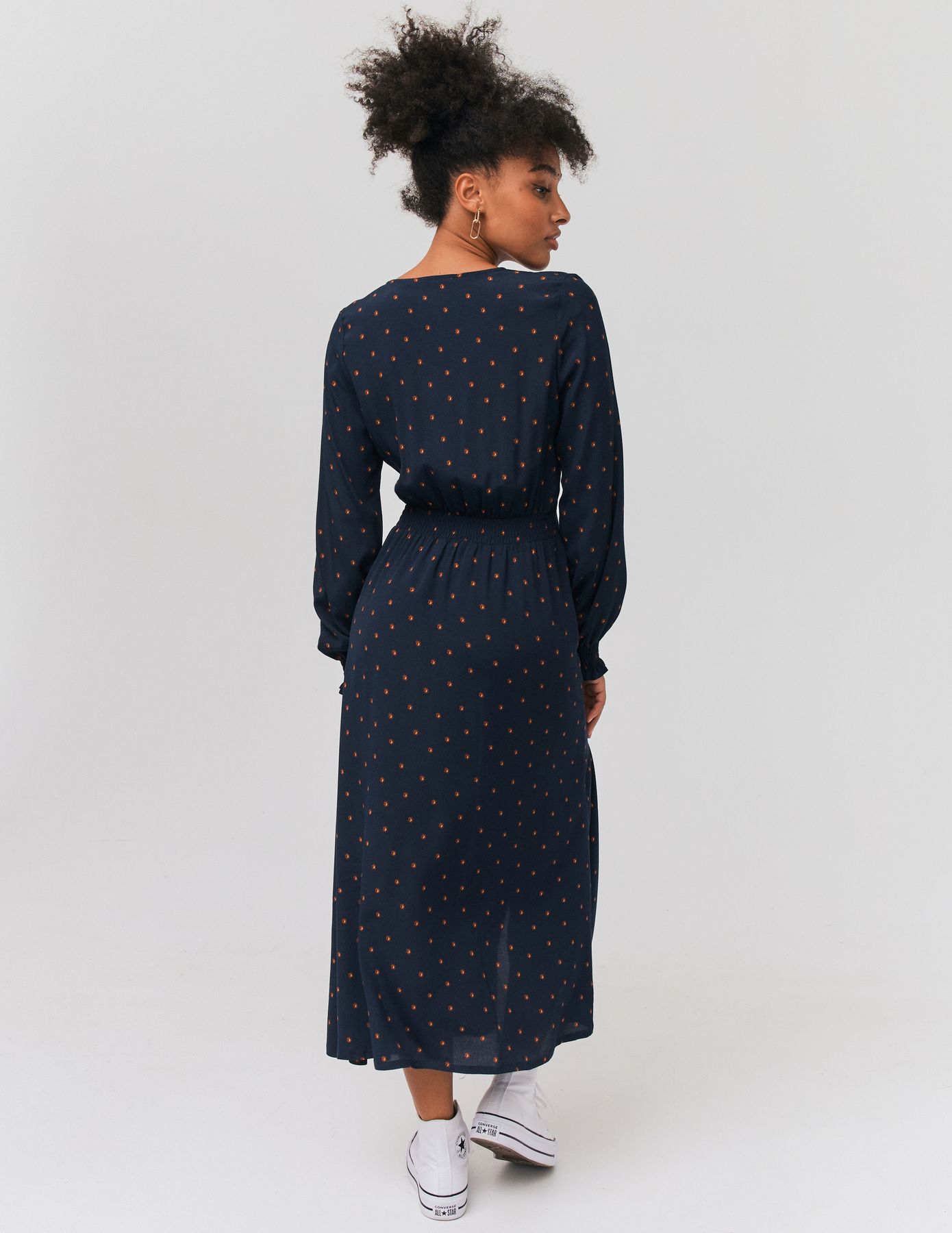 Robe longue imprimée