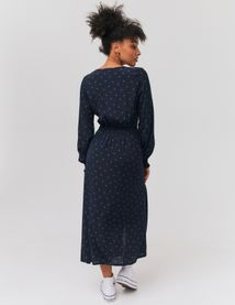 Robe longue imprimée