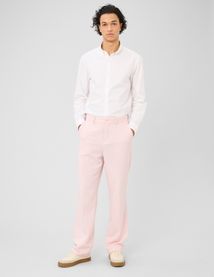 Pantalon urbain  fluide &agrave; plis