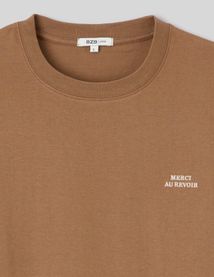 T-shirt broderie poitrine
