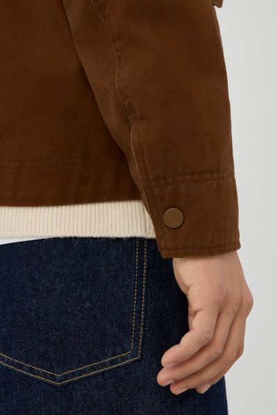 Veste zippée col velours