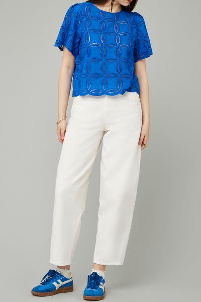 Blouse en broderie anglaise