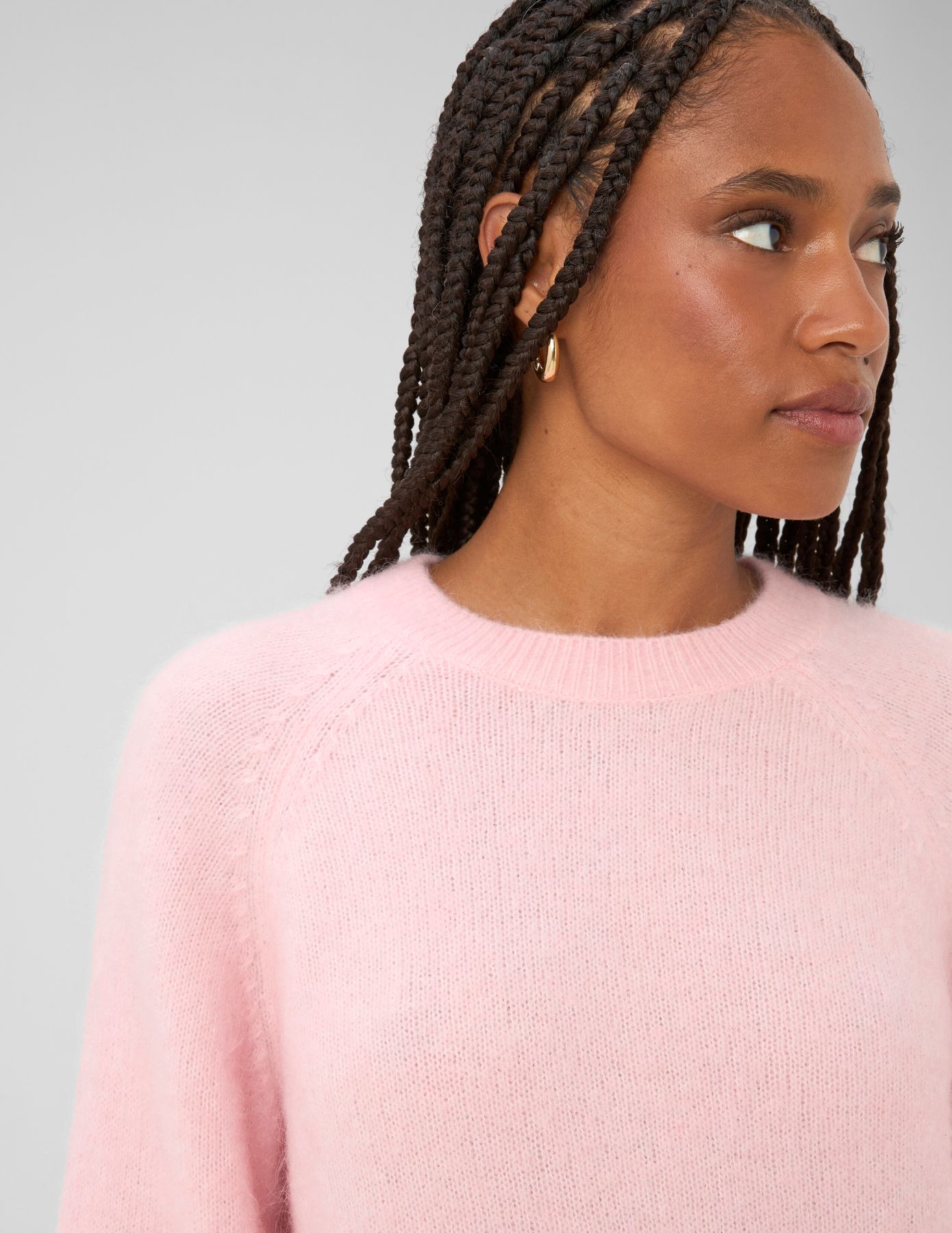 Pull col rond premium