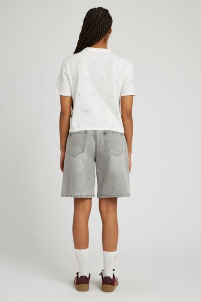 T-shirt brodé fleurs