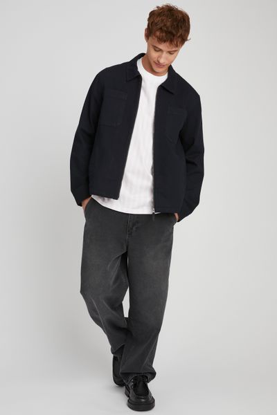 Veste zippée unie