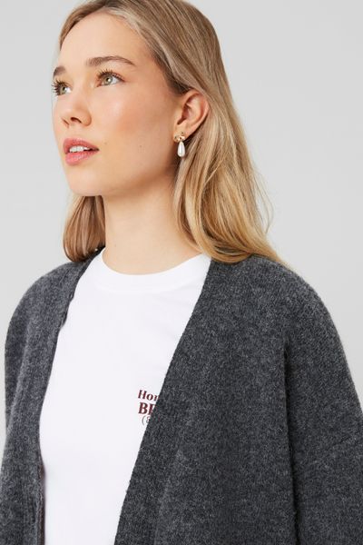 Gilet long boutonné