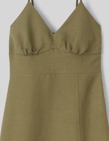 Robe longue unie en lin