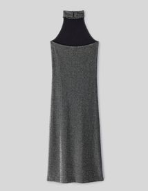 Robe longue à paillettes