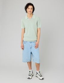 Polo maille ajourée