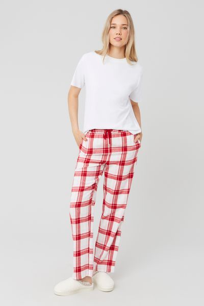 Bas de pyjama à carreaux
