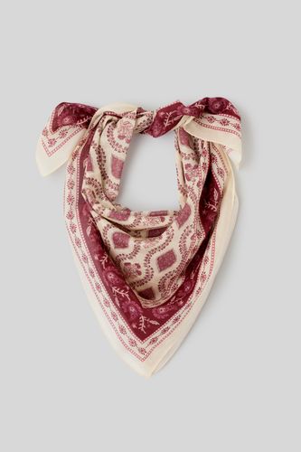 Foulard carr&eacute; imprim&eacute;