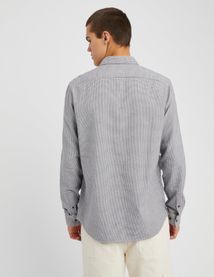 Chemise droite à carreaux