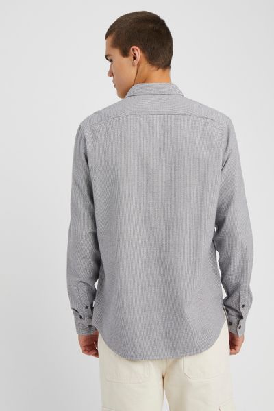 Chemise droite à carreaux