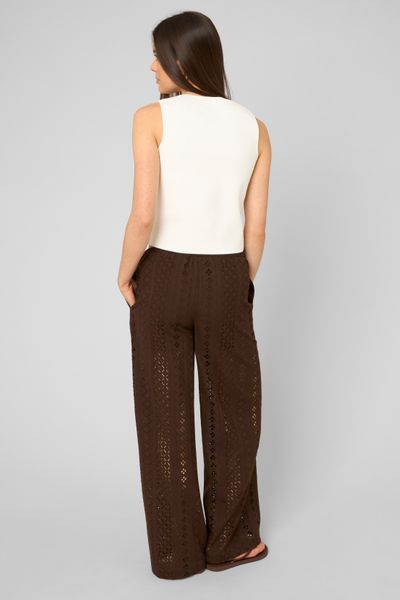 Pantalon broderie anglaise