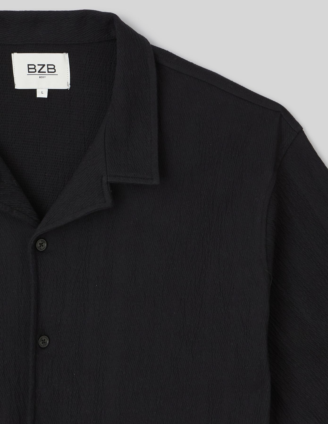 Chemise manches courtes unie