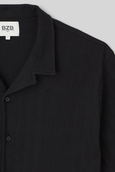 Chemise manches courtes unie