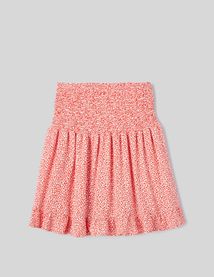 Jupe short imprimé fleurs