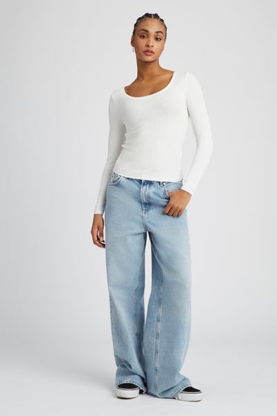 T-shirt fin manches longues