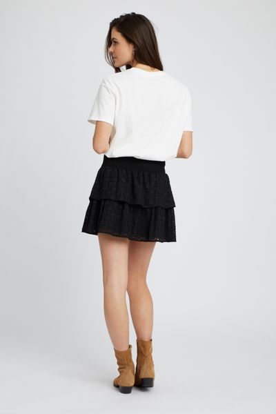 Jupe courte jacquard